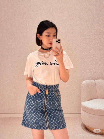 Loui 25ss embroidered t-shirt