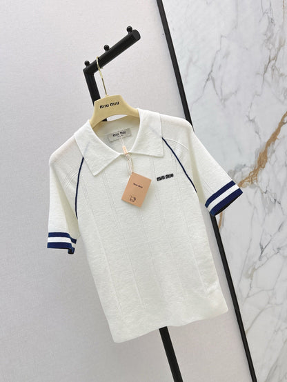 Miu 25ss knit polo