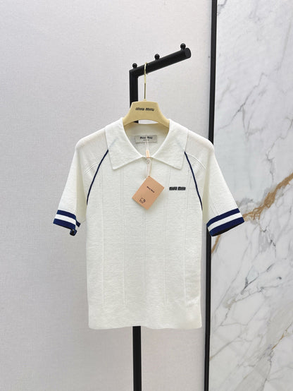 Miu 25ss knit polo