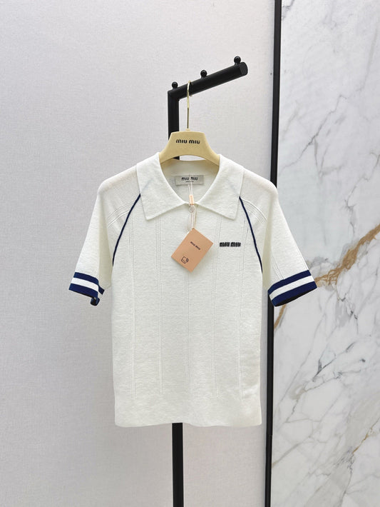 Miu 25ss knit polo