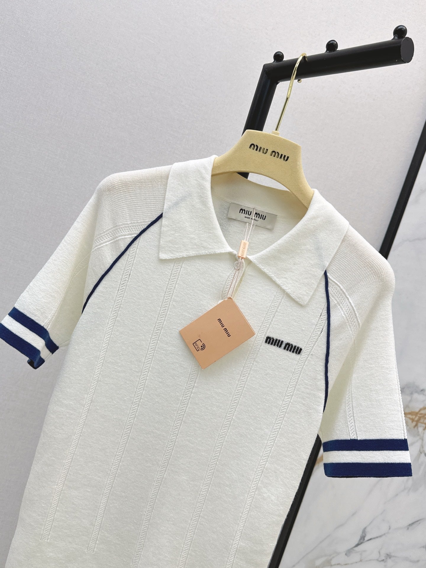 Miu 25ss knit polo