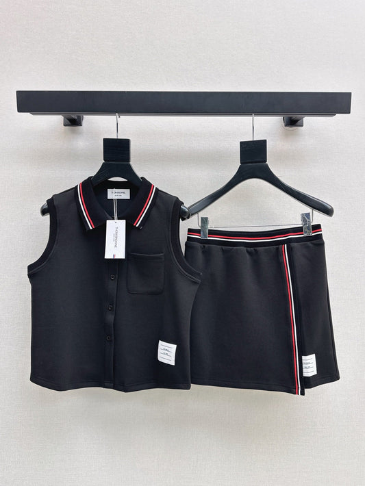 Thom 25ss vest skirt set