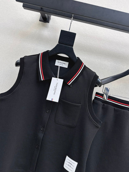 Thom 25ss vest skirt set