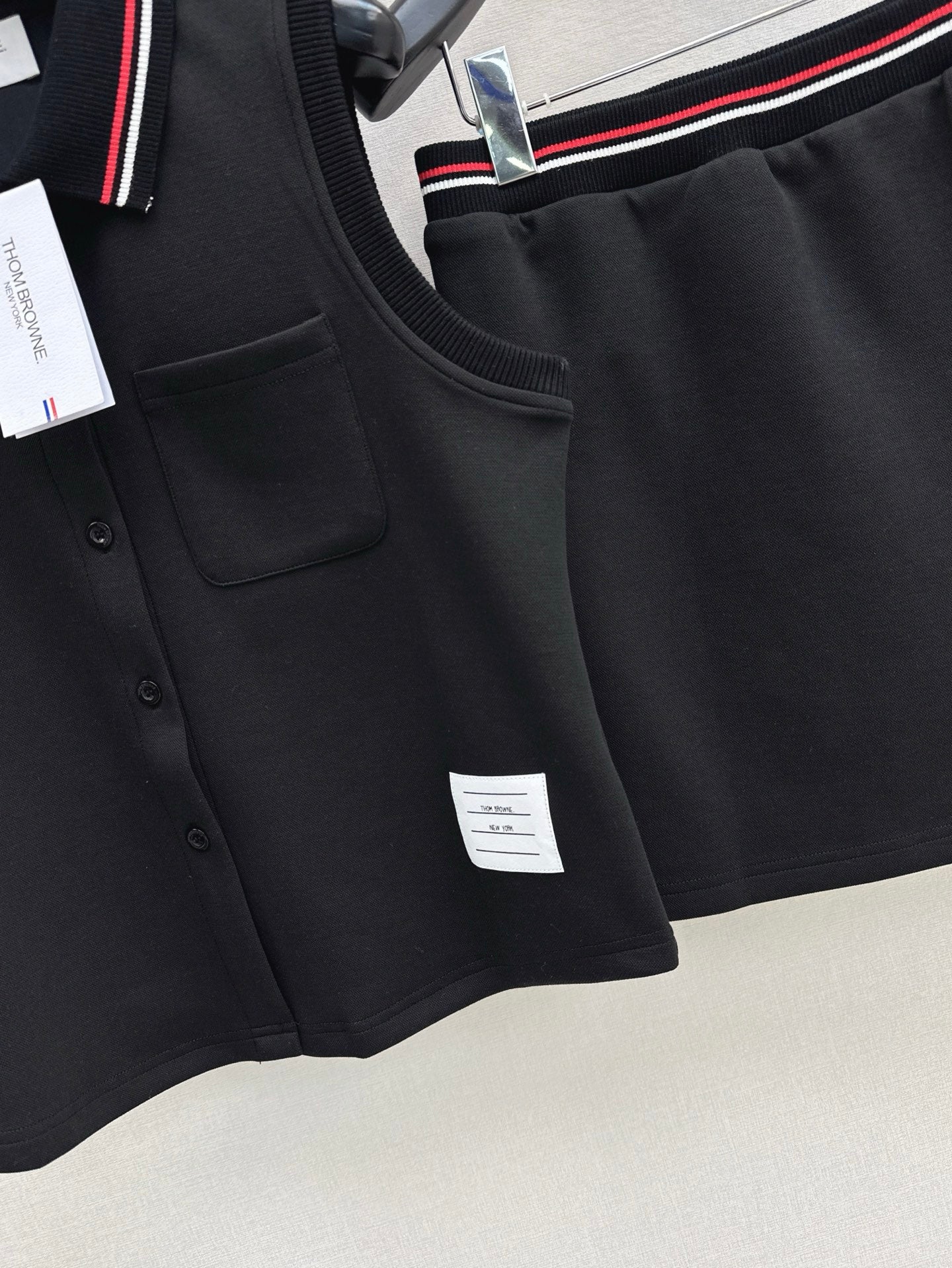Thom 25ss vest skirt set