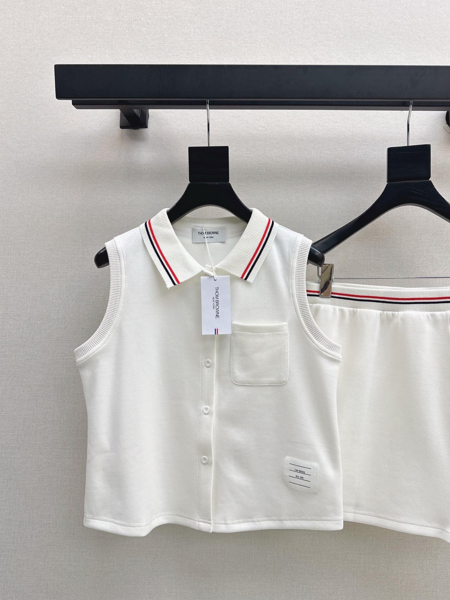 Thom 25ss vest skirt set