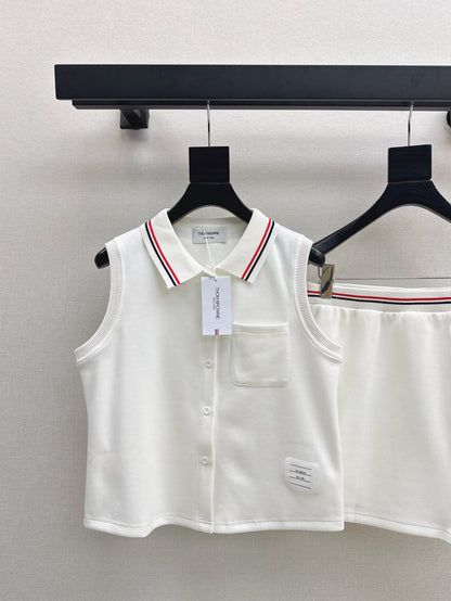 Thom 25ss vest skirt set