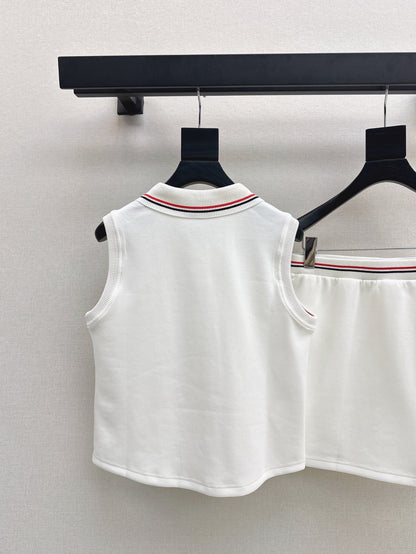 Thom 25ss vest skirt set
