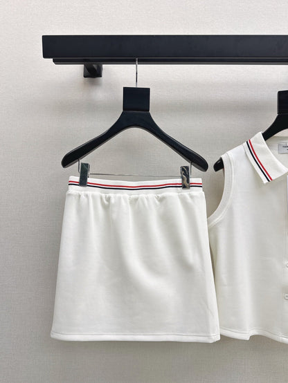 Thom 25ss vest skirt set