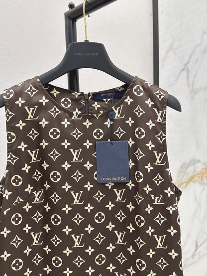 Louis 25ss monogram dress