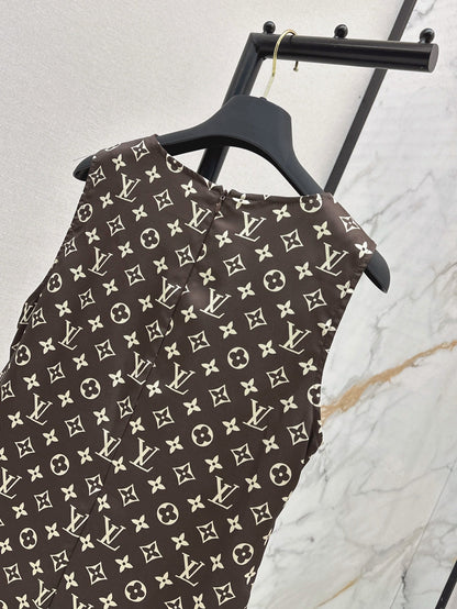 Louis 25ss monogram dress