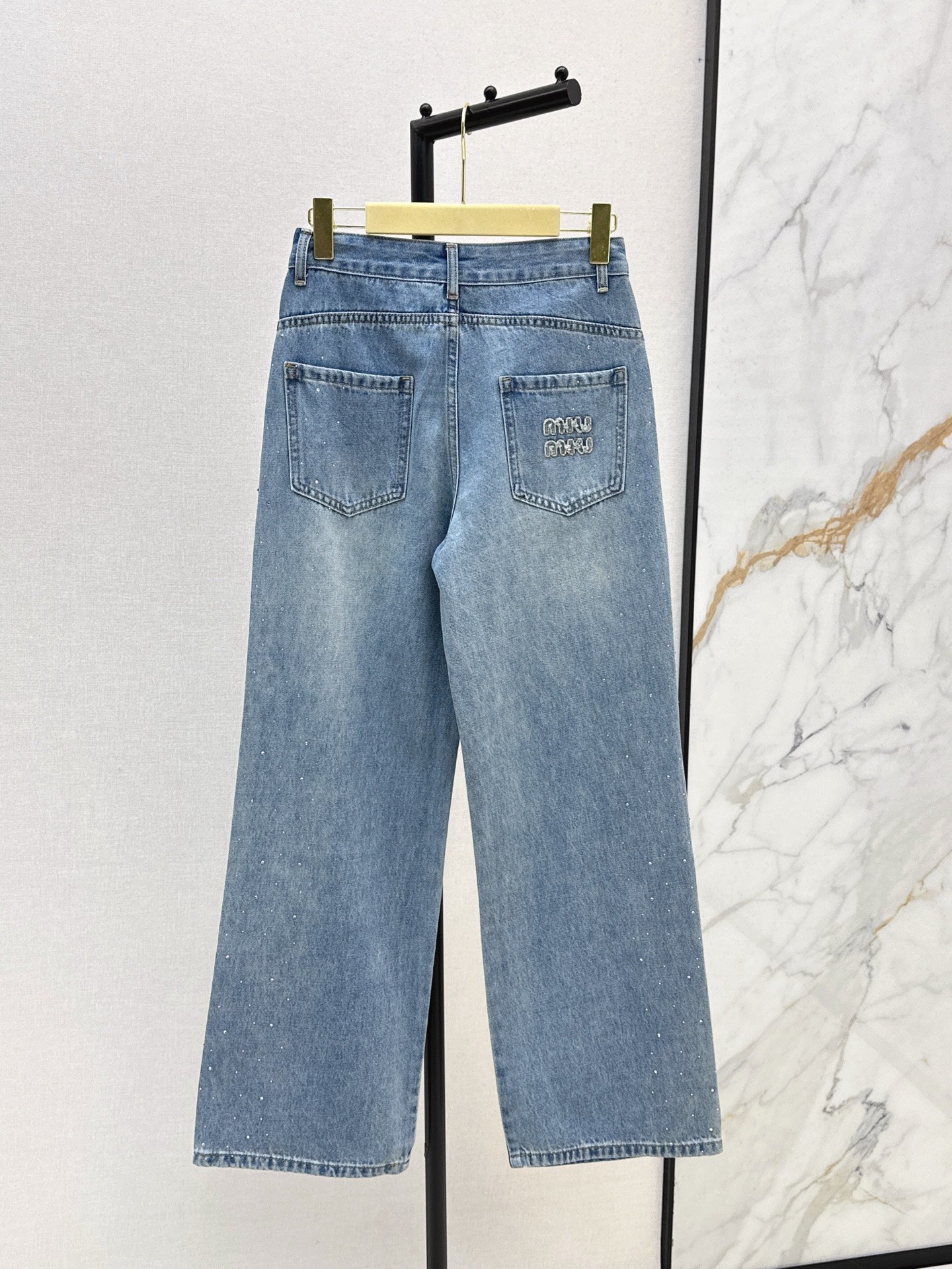 Miu 25ss lace jeans