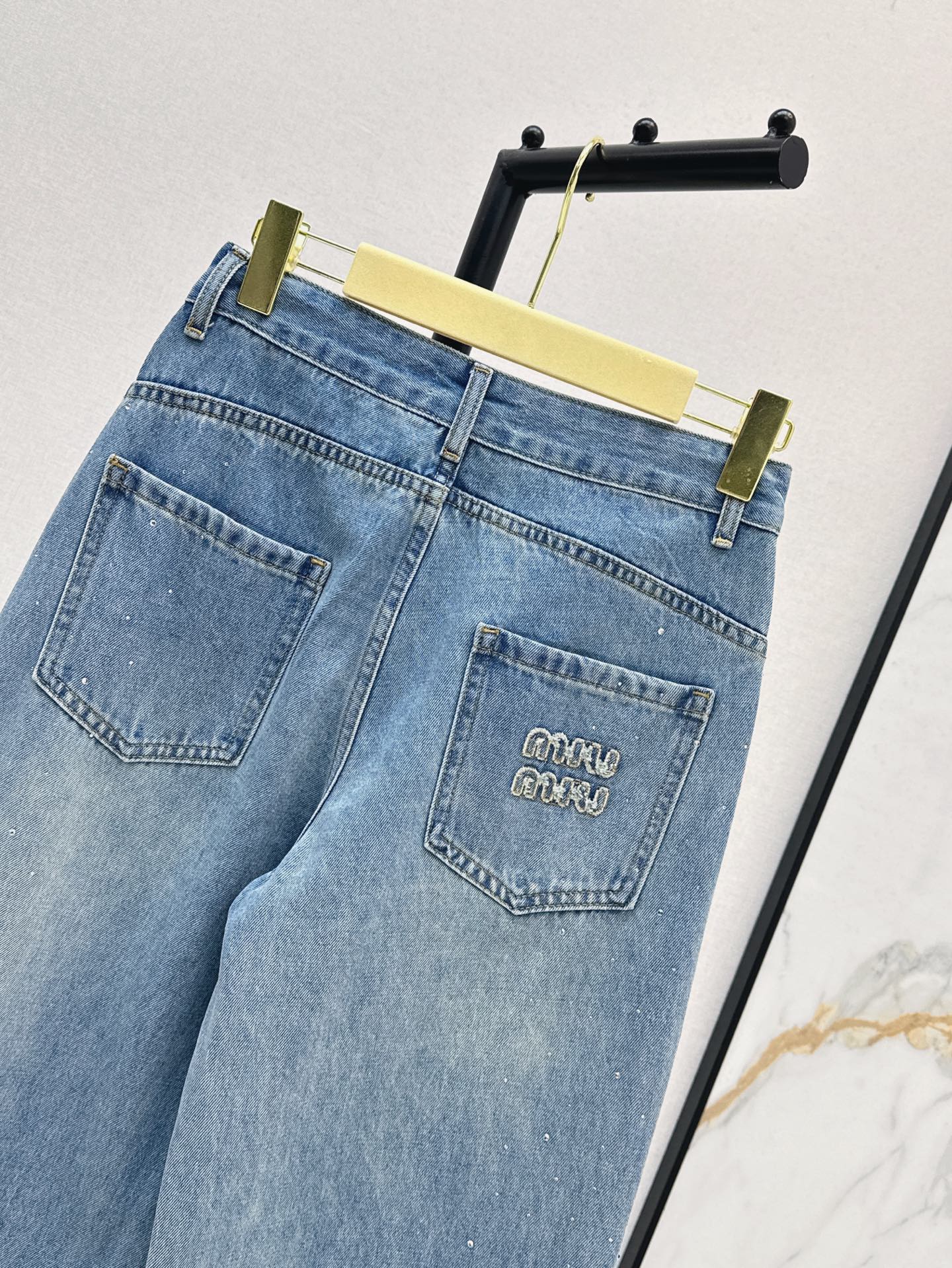 Miu 25ss lace jeans