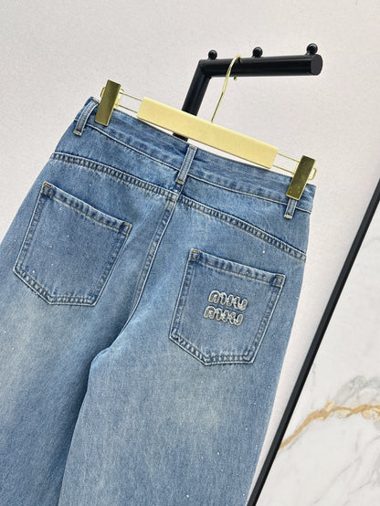 Miu 25ss lace jeans