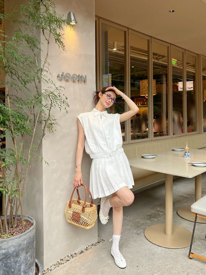 Miu 25ss linen suit