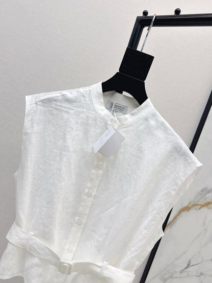Brune 25ss linen vest