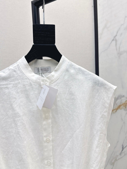 Brune 25ss linen vest