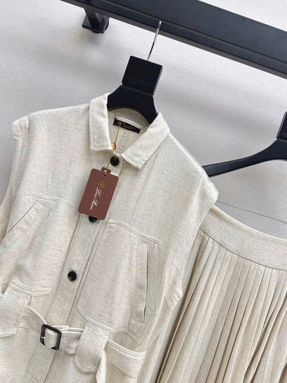 Loro 25ss linen suit