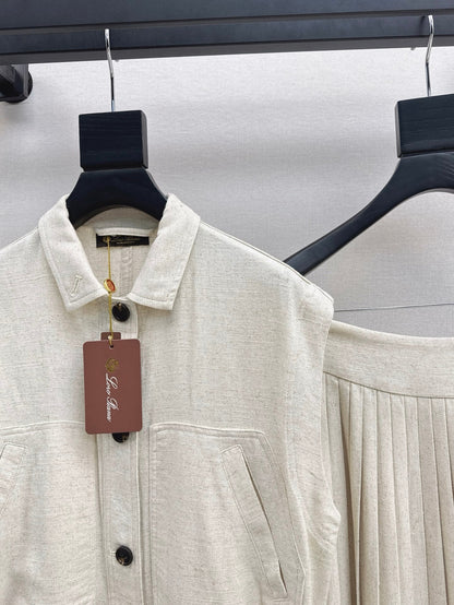 Loro 25ss linen suit