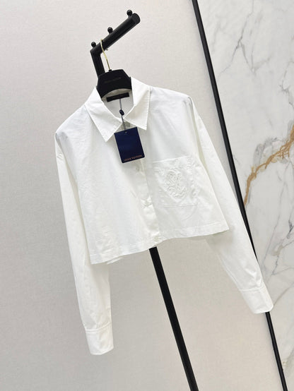 Louis 25ss embroidered shirt