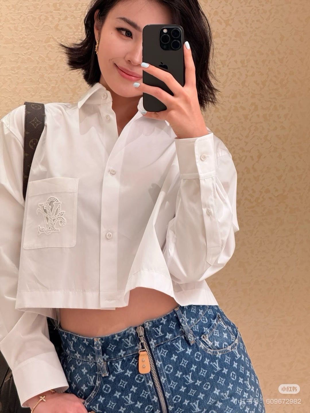 Louis 25ss embroidered shirt