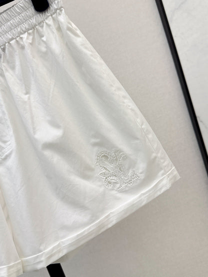 Louis 25ss embroidered short