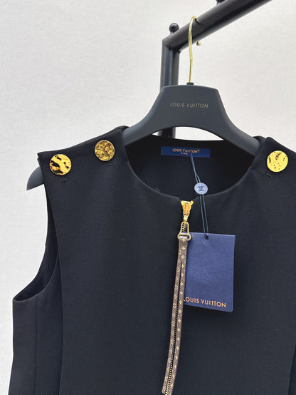 Louis 25ss zipper dress