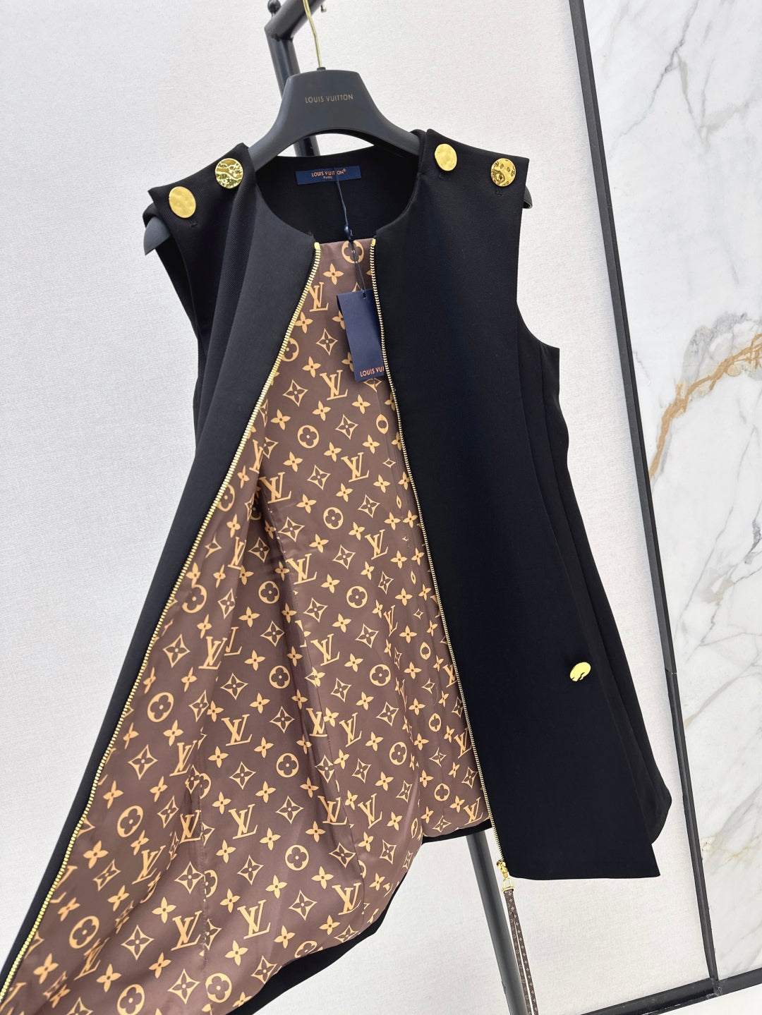 Louis 25ss zipper dress