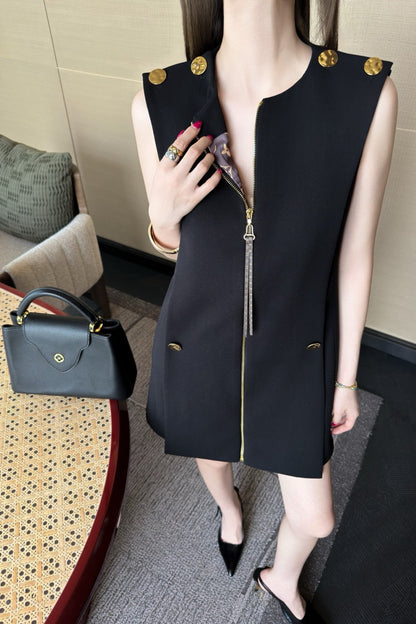 Louis 25ss zipper dress