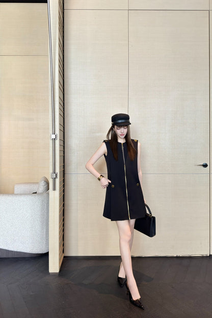Louis 25ss zipper dress