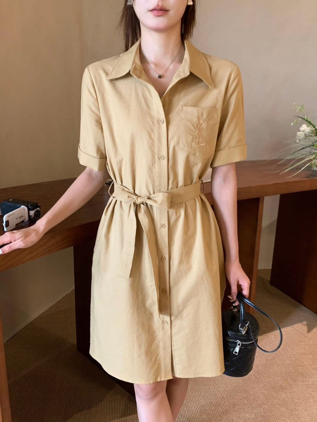 Saint lau 25ss shirt dress