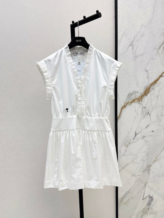 CD 25ss ruffle sleeveless dress