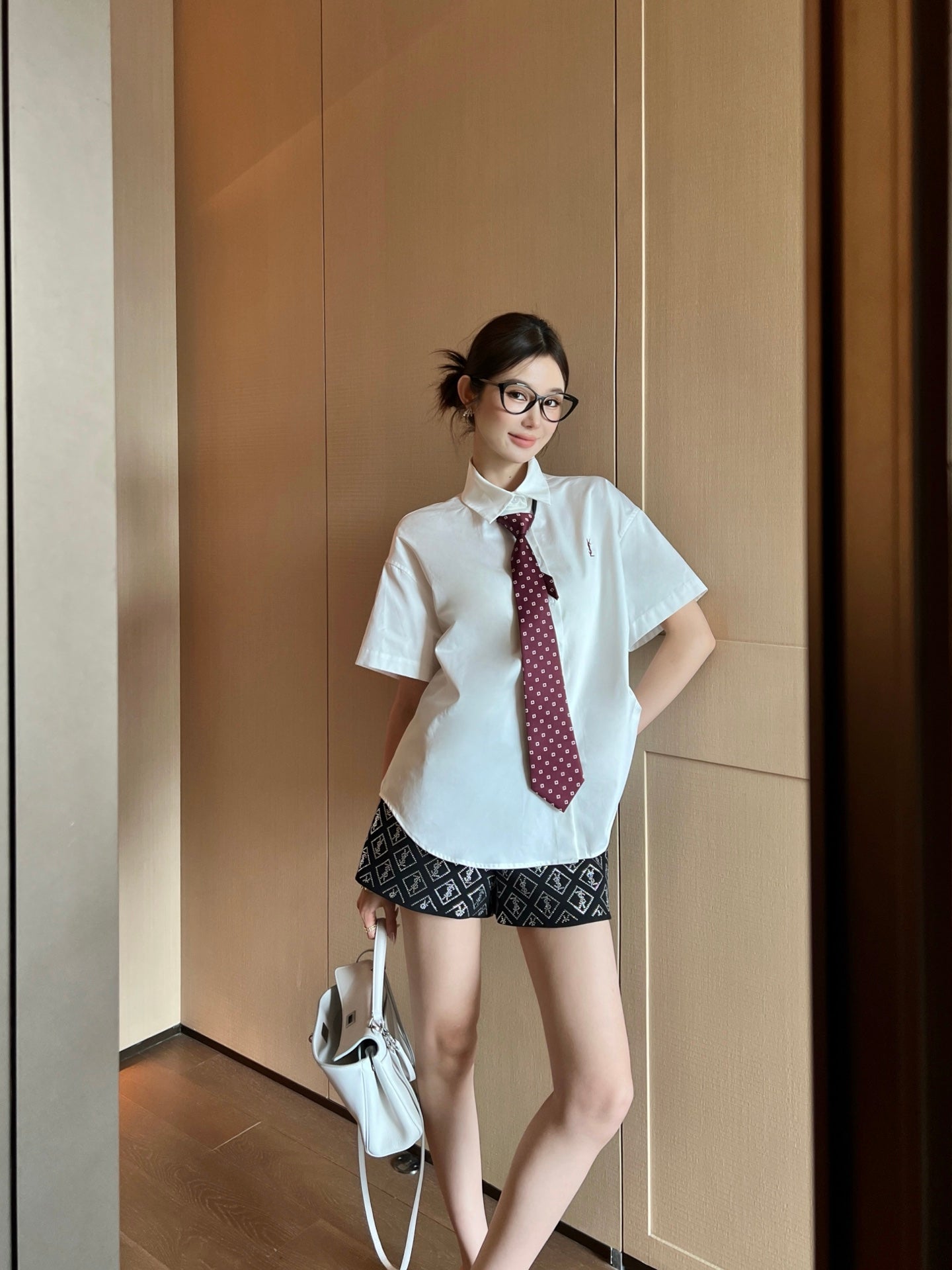 Saint lau 25ss tie shirt
