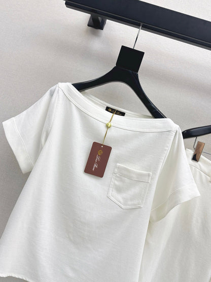 Loro 25ss tee short set