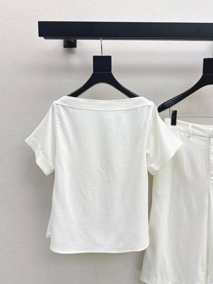 Loro 25ss tee short set