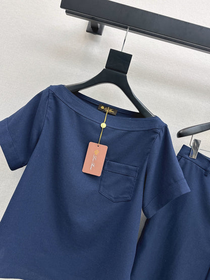 Loro 25ss tee short set
