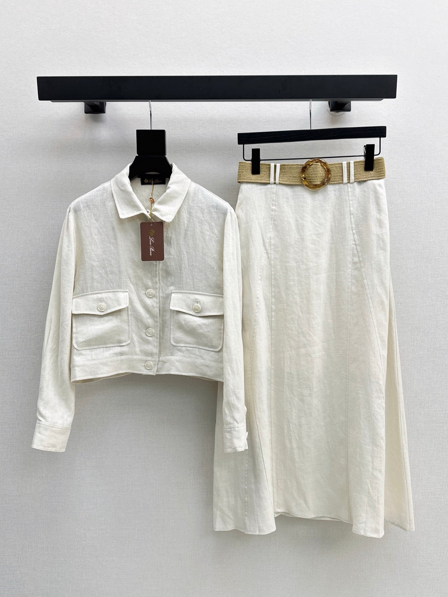 Loro 25ss linen skirt