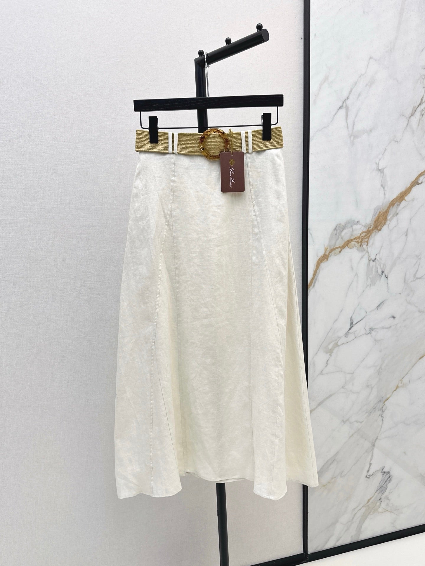 Loro 25ss linen skirt