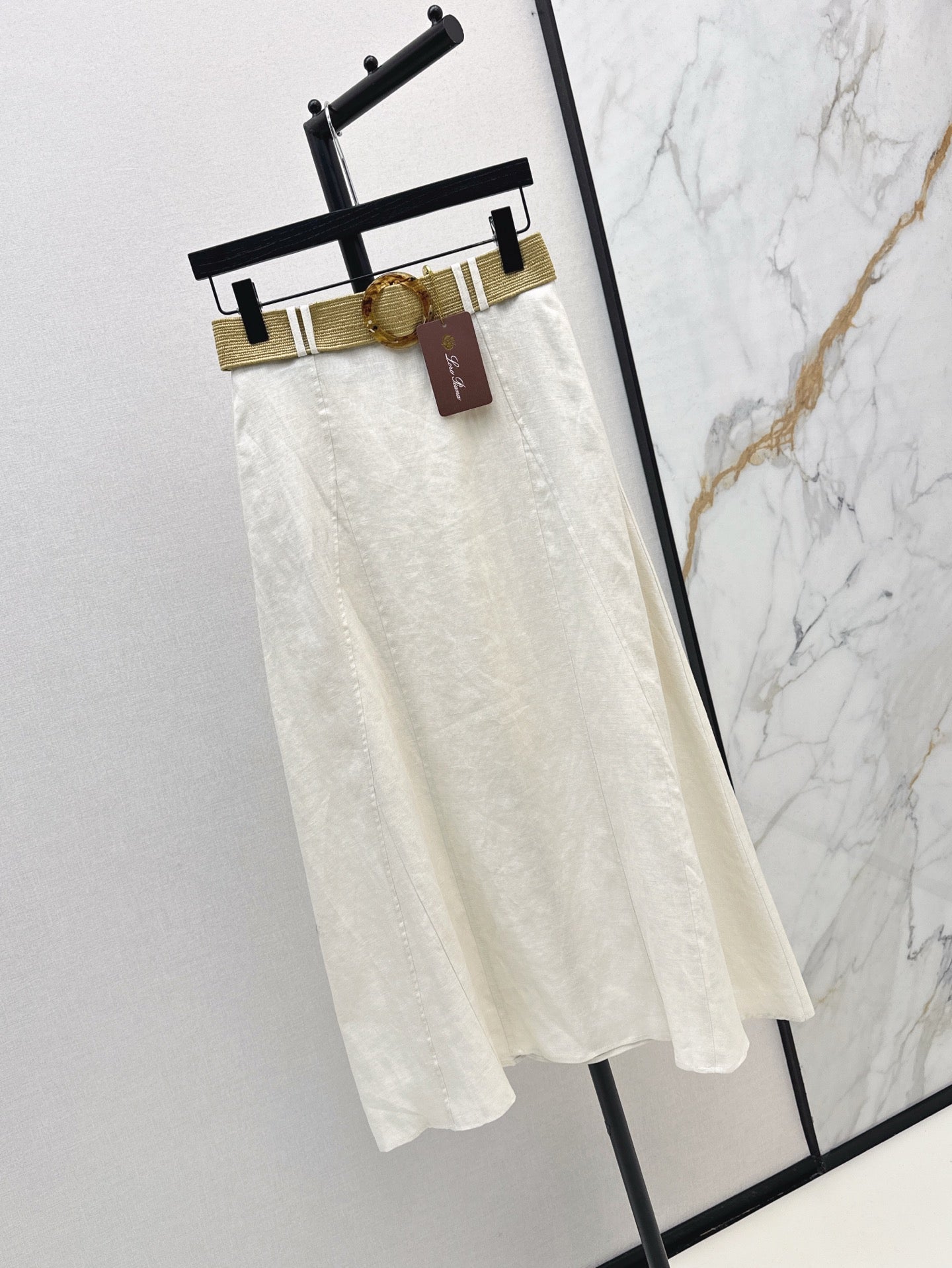 Loro 25ss linen skirt