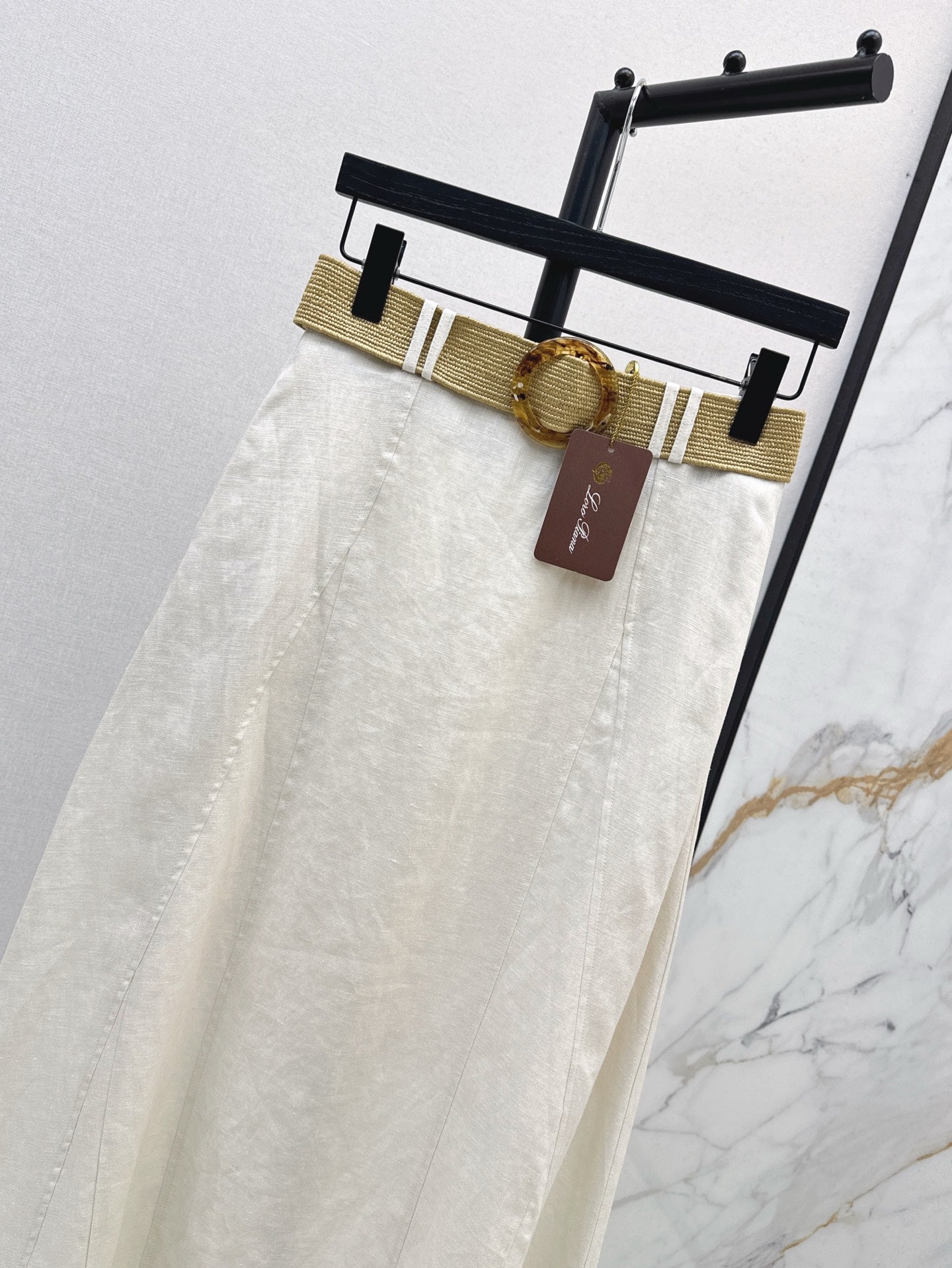 Loro 25ss linen skirt