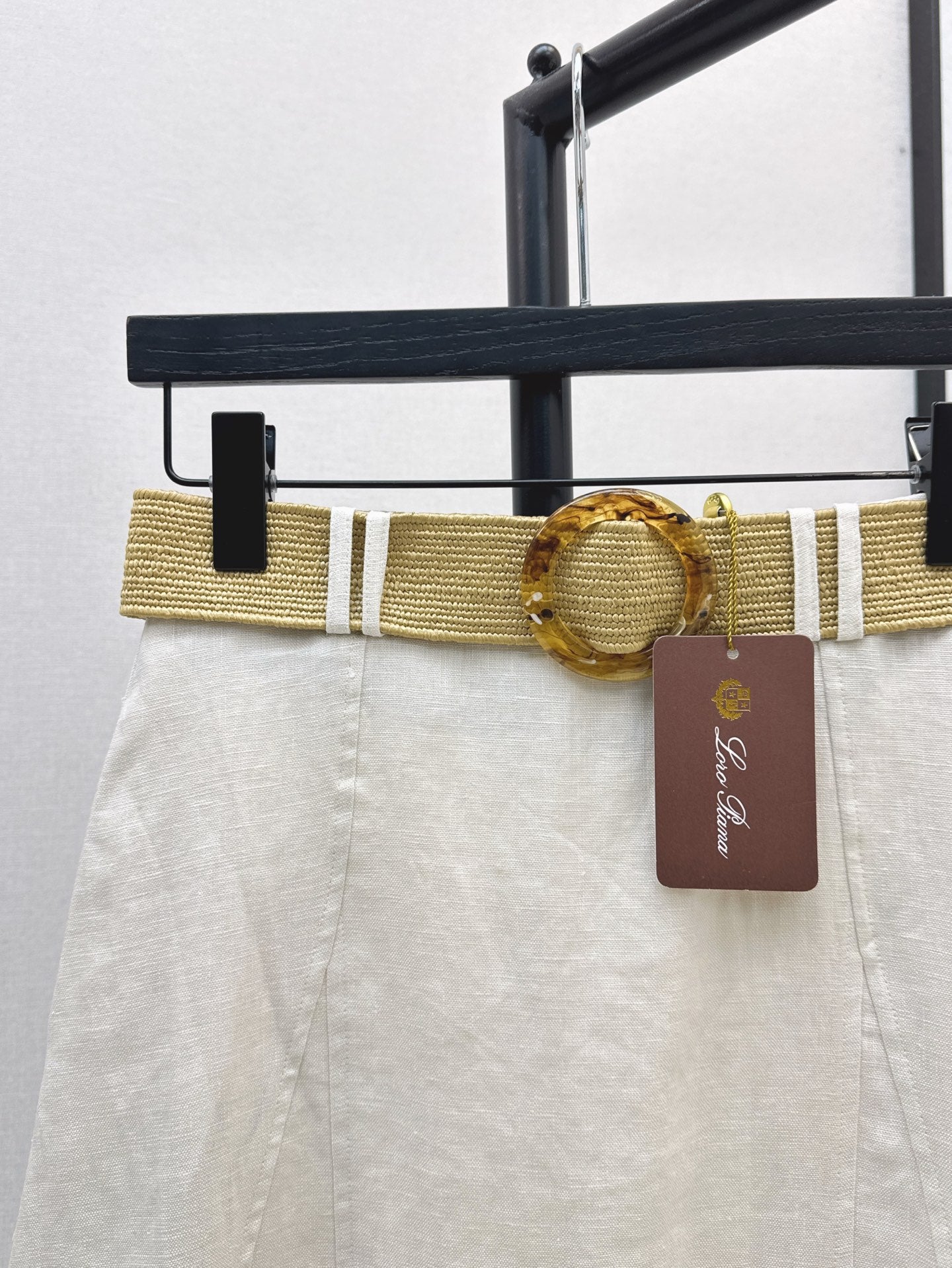 Loro 25ss linen skirt