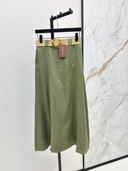 Loro 25ss linen skirt