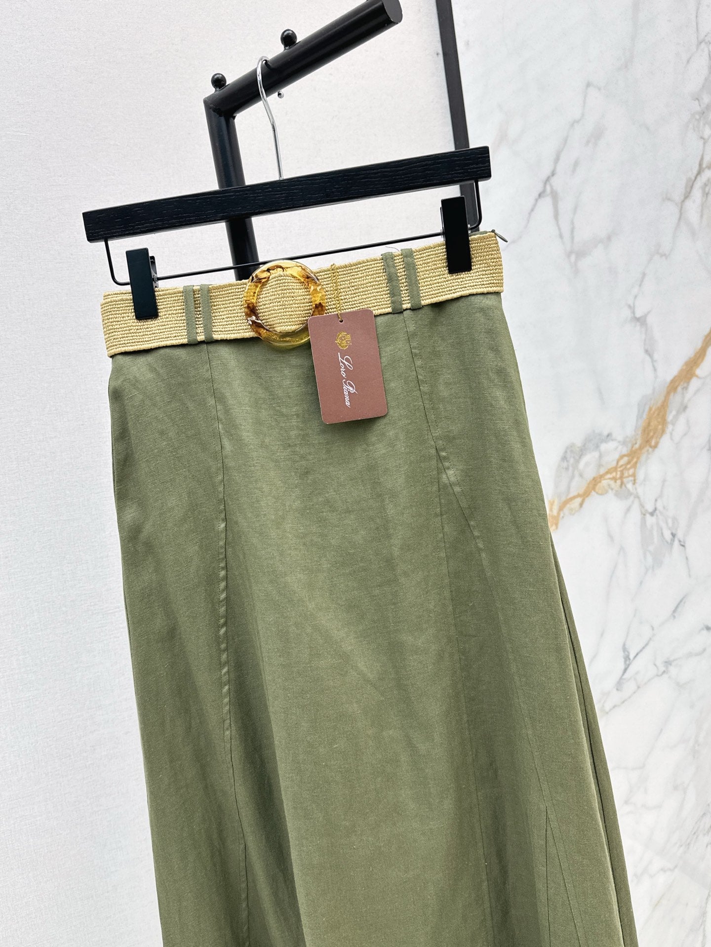 Loro 25ss linen skirt