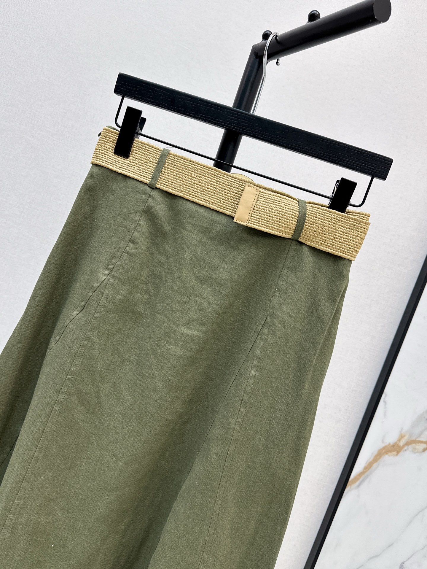 Loro 25ss linen skirt