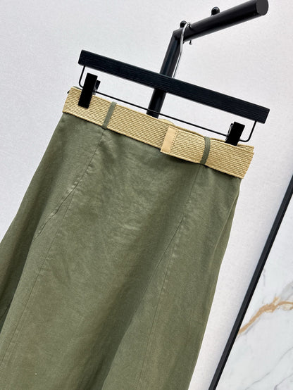 Loro 25ss linen skirt
