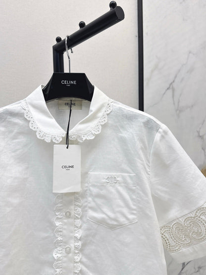 Celi 25ss lace shirt