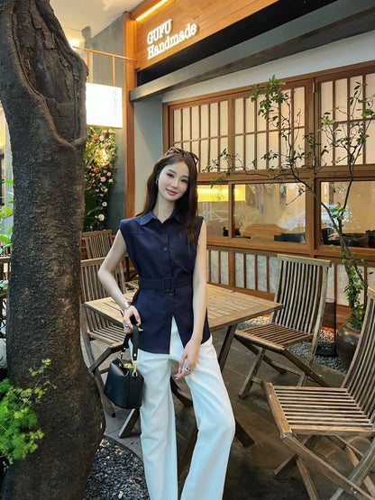 Loe 25ss sleeveless shirt