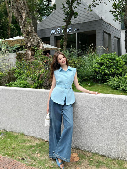 Loe 25ss sleeveless shirt