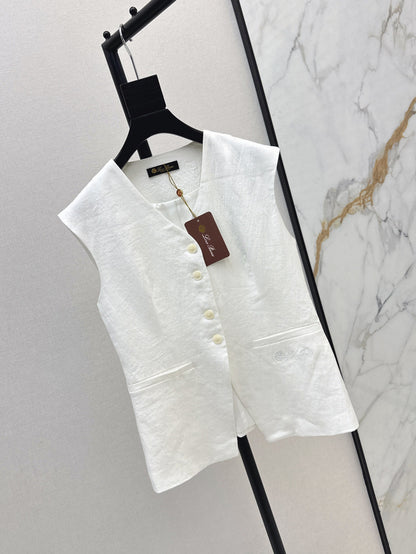 Loro 25ss linen vest