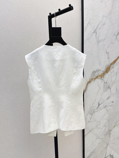 Loro 25ss linen vest