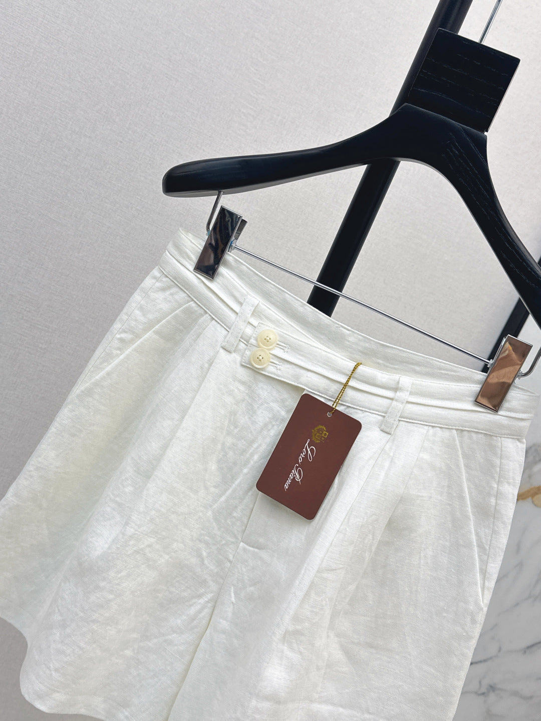 Loro 25ss linen short